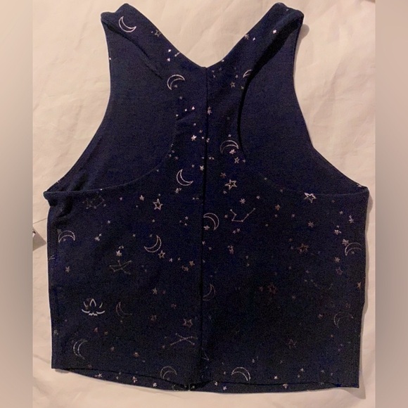 Women's Blue Patterned Top - Picture 4 of 6